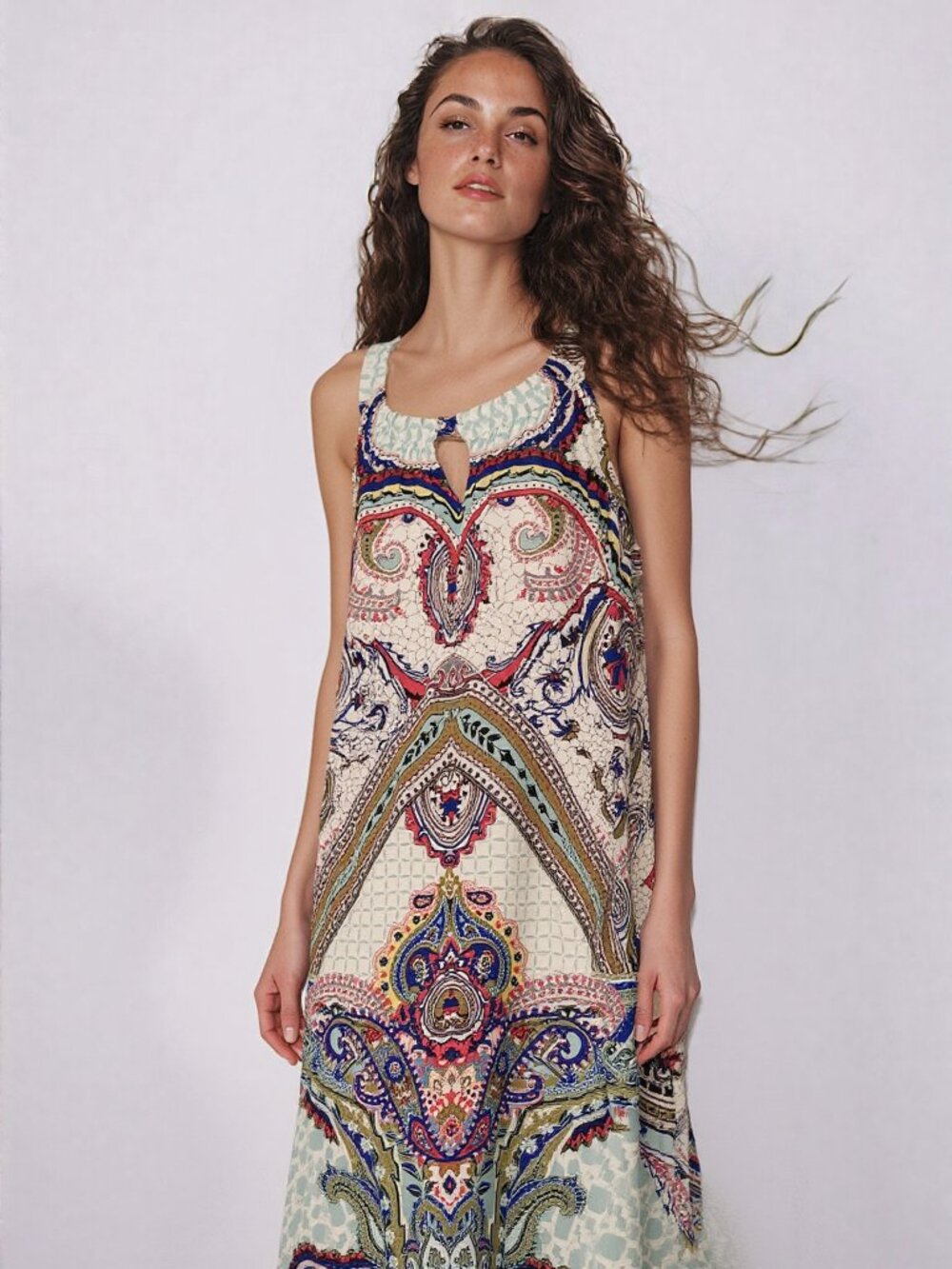 Isle by Melis Kozan Sleeveless Midi Dress